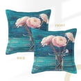 thumbnail image 3 of Bingfone Decorative Pillow Covers 16"X16" Flowers In Glass Vase Couch Pillow Cases Modern Farmhouse Covers For Couch Sofa Bed, 3 of 9