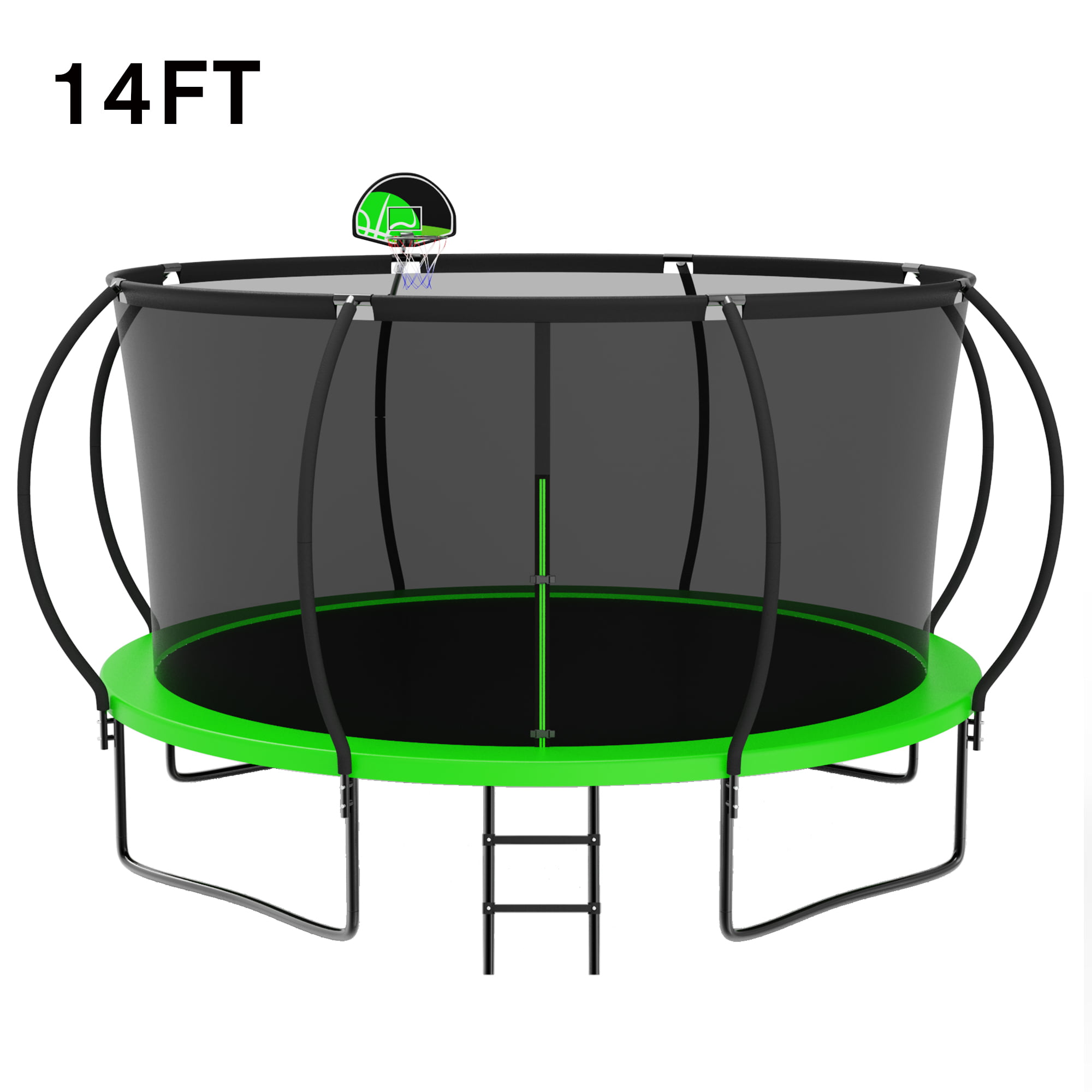 Seizeen 14 FT Trampoline, Jump Recreational Trampolines with Safety ...