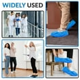 thumbnail image 6 of Blue Disposable Shoe Covers for Indoors, 15.75 x 6 inch. 2000 Pack CPE Surgical Boot Covers Disposable. Shoe Booties Disposable with Elastic Band. Waterproof Disposable Foot Covers for Shoes, 6 of 8