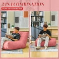 thumbnail image 5 of Hmlinktt Comfy Bean Bag Chair with Ottoman – Memory Foam Bean Bag Sofa & Footstool for Living Room, Bedroom & Apartment, 5 of 9