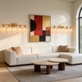 thumbnail image 5 of Deyidn 5-Light Gold Dimmable Vanity Light with Clear Glass Shades, 5 of 11