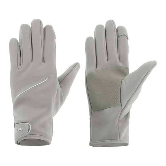 Guantes de ciclismo de dedo completo para mujeres, guantes de motocicleta para escalar, motocicleta, ciclismo, poliéster, gris claro, talla única