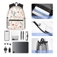 thumbnail image 4 of Fotbe Wildflower Watercolor 3 Mochila Ligera Casual para Laptop para Hombres y Mujeres, Mochila Impermeable de Uso Diario, Mochila para Universidad, 4 of 6