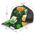 thumbnail image 2 of Disketp St Patrick's Day10 Print Trucker Hat Men Women - Mesh Baseball SnapBack Cap, 2 of 7