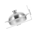 thumbnail image 2 of FONDOTIN Food Steamer for Kitchen Stainless Steel Steaming Tool 1 Piece, 2 of 6