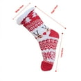 thumbnail image 7 of WREESH Women's Casual Winter Home Non-Slip Fleece Warm Thick Christmas Socks Above-Ankle Socks White, 7 of 7