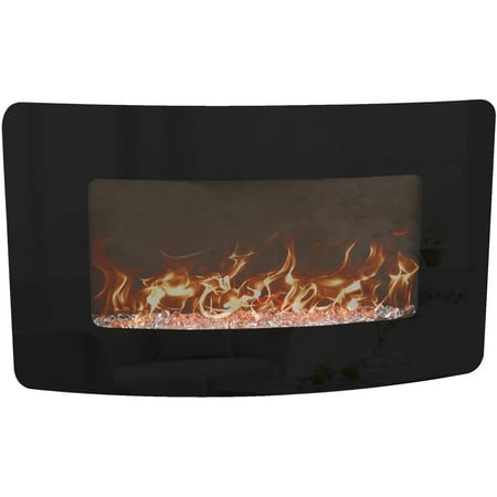 Decor Flame 35 Wall Mounted Electric Space Heater Fireplace