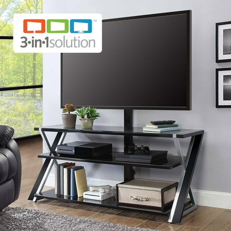 Whalen Xavier 3 In 1 Tv Stand For Tvs Up To 70 With Display Whalen Xavier 3 In 1 Tv Stand For Tvs Up To 70