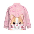 thumbnail image 5 of Uorisanigo Girls Half Zip Cropped Pullover Sweatshirt Oversized Sweatshirts Adorable Corgi Long Sleeve Athletic Tops Pullover Jackets for Sports and Daily Wear Fall Fashion Clothes, 5 of 7