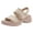 Khaki, variant on Women Wedge Sandals,Indoor Outdoor Walking Footwear Breathable Soft Sole Arch Support Orthopedic Sandal Comfortable Lady Dressy Party Slip-On Slides Fashion Summer Vacation Slippers Ankle Strap
