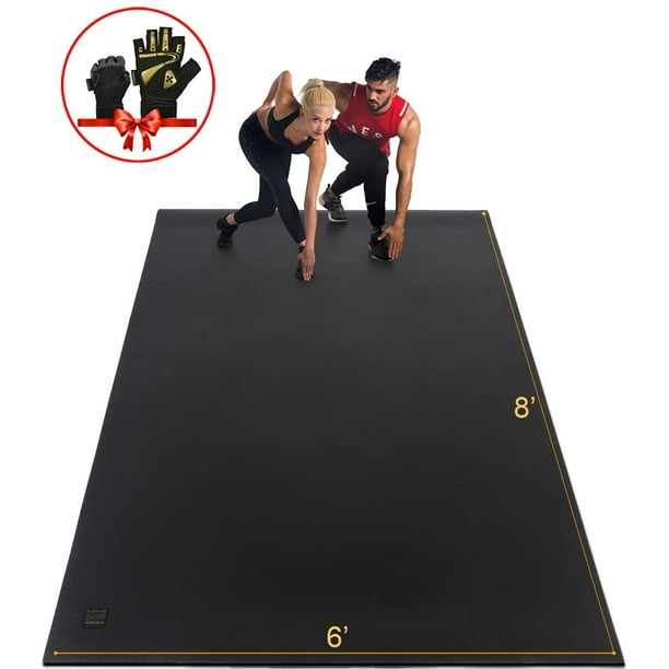Gxmmat Extra Large Exercise Mat 6�x8�x7mm, Thick Workout