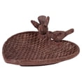 thumbnail image 2 of Traditional Style Cement Bird Feeder w/ Two Bird Figurines Black, 2 of 2
