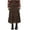 Brown, variant on Midi Skirts for Women Teen Girl Fairy Grunge Skirt Vintage Aesthetic Gothic High Waist A-Line Patchwork Maxi Skirt Streetwear
