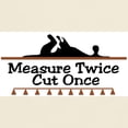 thumbnail image 3 of CafePress - Measure Twice Ash Grey T Shirt - Men's Classic Graphic T-Shirt, 3 of 4