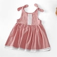 thumbnail image 4 of Toddler Girl Sleeveless Dress Cotton Summer Sundress Baby Casual Playwear Cute A-Line Dresses Pink 3-4 Years, 4 of 6