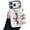 Monkey, variant on for iPhone 17 Phone Case Cute Aesthetic Monkey Pattern for Women Girls Dual-Layer Shock Protection Shockproof TPU and Hard PC Protective Cover - Brush Teeth Monkey