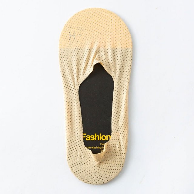 Calcetines de hombre, calcetines náuticos de verano, finos, de malla de seda de hielo, de algodón, transpirables, absorbentes del sudor, de boca baja, antideslizantes, de silicona, de corte bajo,