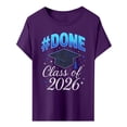 thumbnail image 3 of MEICHEN Graduation Gifts for Her: Class Of 2026 Senior 26 High School Graduation T Shirt Womens Spring Summer Tops, 3 of 3