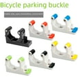 thumbnail image 4 of Wall-Mounted Bike Storage Hook for Road & Mountain Bikes - Adjustable, Space-Saving Home Parking Rack with Sturdy Design, Easy Installation, and Durable Construction (White/Green) - Essential Cycling, 4 of 6
