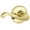 Bright Brass, variant on J Series Lasalle Passage Door Lever Finish: Satin Nickel