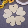 thumbnail image 3 of SENSETH 50pcs Wood Heart Cutouts for DIY Crafts and Decor, 3 of 7