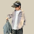 thumbnail image 3 of Veste de Baseball à Capuche pour Garçons en Coton Polyester Style Coréen Printemps Taille 3-12 Ans, 3 of 5