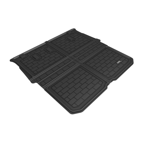 3D MAXpider 2016-2022 Fits Honda Pilot Cross Fold Kagu Back Behind 2nd Row Carbon Fiber Embossed Pattern Cargo Liner M1HD0731309