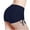 Dark Blue, variant on Women's High Waisted Swim Shorts - Tummy Control Adjustable Board Shorts with Side Tie, Plus Size Bathing Suit Bottoms, Quick-Dry Swimwear for Women, Boyshorts & Tankini Bikini Bottom