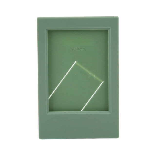 Cadre Photo sur Pied, Cadre Photo Classique Rectangulaire Compact en ABS PP Remplaçable Décoratif Réutilisable pour Chambre Bleu Ciel, Rose Sakura, Foncé, Jaune, Gris, Lilas Violet, Vert Avocat