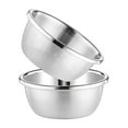 thumbnail image 3 of GUOOL Kitchen Soup Bowl Microporous Colander for Draining Cooked Pasta Fruit Pasta 24cm, 3 of 9