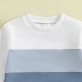 thumbnail image 4 of NOLDARES Toddler Baby Boy Fall Winter Clothes Solid Color Crewneck Sweatshirt Long Sleeve Shirt and Pants Cute Boys Outfits Size:2-3 Y,Blue, 4 of 6