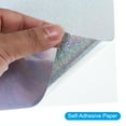 thumbnail image 4 of Unique Bargains A4 Holographic Cardstock, 20 Pack Metallic Iridescent Mirror Paper Sticker Foil Board, Style 7, 4 of 6