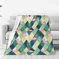thumbnail image 4 of Salouo Flamingo Print Bed Blankets,Flannel Blanket Comfortable Air Conditioning Blanket Lightweight Blanket for Sofa Bed Travel & Couch -80"x60", 4 of 8