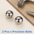 thumbnail image 3 of 2 piezas de Bolas de Precisión de 1-1/4" de Diámetro G25 de Acero Cromado Sólido, 3 of 6