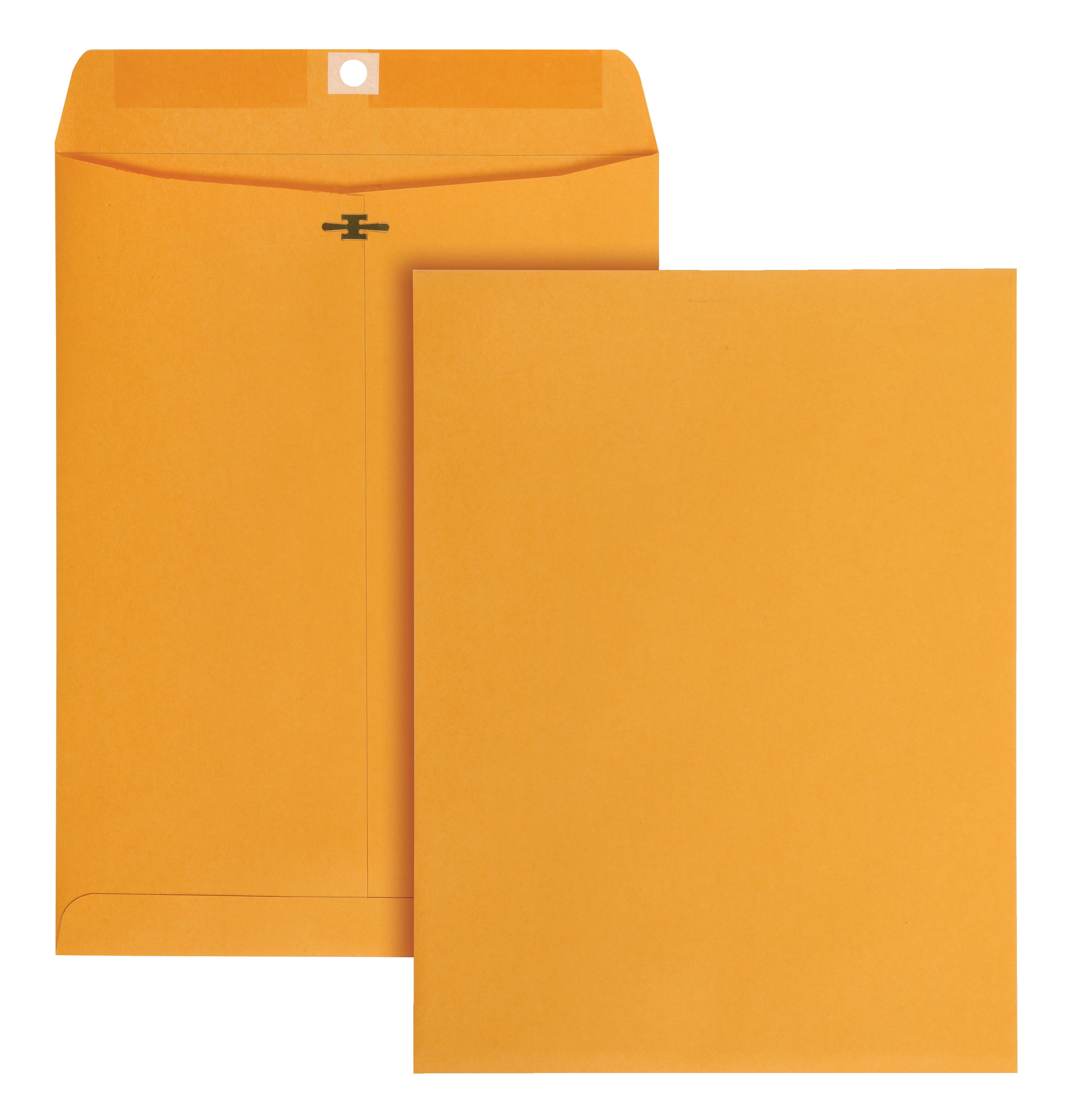 Storing or Mailing Documents 28 lb Brown Kraft Quality Park 9 x 12 Clasp Envelopes with Deeply Gummed Flaps Renewed Great for Filing 100 per Box 37890 