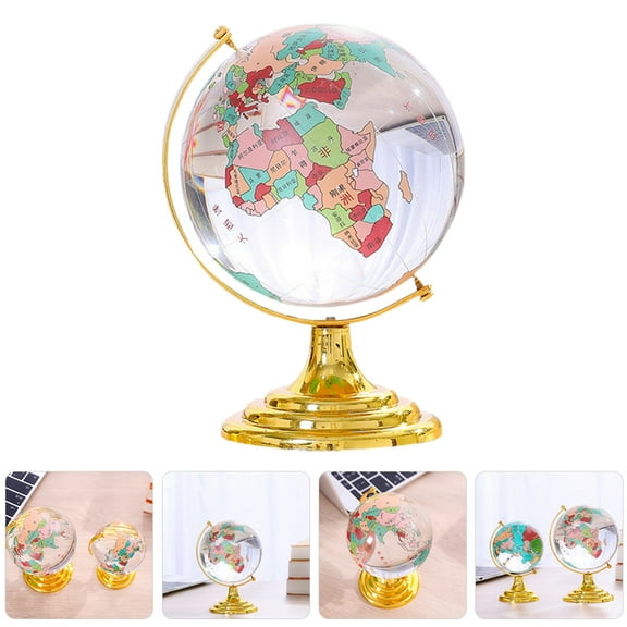 SHINYPASING Creative Crystal Globe Colorful Crystal 1Set for Art Collectors