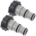 thumbnail image 1 of IFANLANDOR 2pcs Pump Barb Adapter for Pool Owners Grey PP, 1 of 8