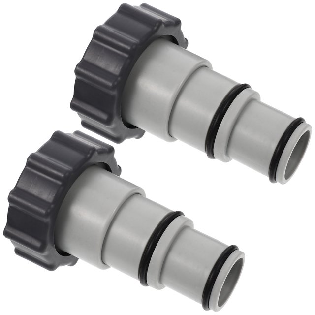 IFANLANDOR 2 Pcs Adaptateur de Pompe pour Propriétaires de Piscine Gris PP
