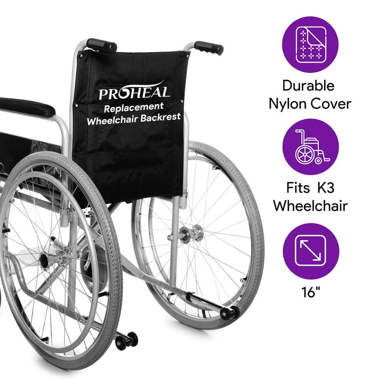 Proheal 2 Inflatable Wheelchair Seat Air Cushion 18 x 16 - Includes Pump,  Nylon Cover, and Repair Kit 