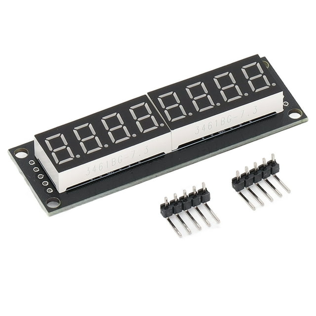 Tube d'Affichage Numérique à DEL 0,36 Po 8 Bits 7 Segments Lumière Verte Module d'Affichage d'Horloge à DEL