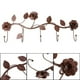 thumbnail image 1 of Wrought Iron Rose Leaves Hook Coat Hat Scarf Bag Hanger Organizer Holder Wall Decor Key Holder Handbag Storage Rack AccessoriesBrownAustralia He Qiyong unisex, 1 of 1