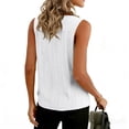 thumbnail image 5 of Lumtrix Cotton Linen Tank Tops For Women Casual Cute Gauze Button Down Crewneck Sleeveless Summer Shirts Loose Lightweight Vests 2026 White S, 5 of 6
