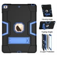 thumbnail image 3 of iPad 7th Generation Case Shockproof, iPad 10.2 Case with Stand, Allytech Dual Layer Full Protection Rugged Kickstand Armor Defender Impact Resistant Case Cover for Apple iPad 7th Gen,Black/Blue, 3 of 6