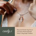thumbnail image 2 of Collar Porta Anillos Emily C en Acero Inoxidable Plata, 2 of 7