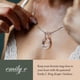thumbnail image 2 of Collar Porta Anillos Emily C en Acero Inoxidable Plata, 2 of 7