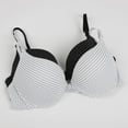 thumbnail image 2 of Zhongxinda Sexy Front Closure Bralette Brassiere For Women Push Up Bras Fashion Ladies Striped Lingerie Underwear Women, 2 of 6