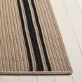 thumbnail image 4 of SAFAVIEH Braided Kiro Striped Reversible Area Rug, Natural/Black, 8' x 10', 4 of 11