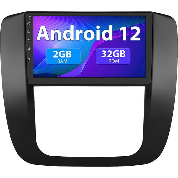 Awesafe Car Radio Stereo for GMC Yukon Chevrolet Chevy Tahoe Suburban 2007-2012 with Built in Wireless Apple CarPlay Andriod Auto  New BluetoothBlack