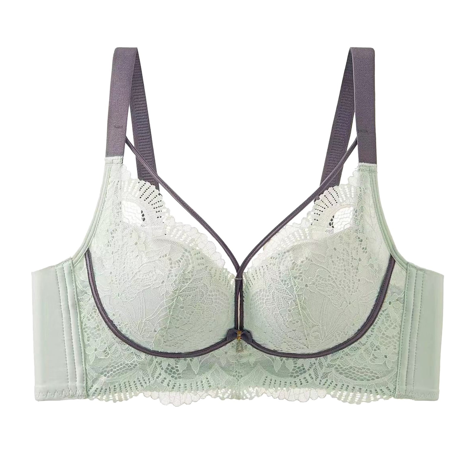 FhsagQ Bra Womens Bras Plus Size Garter Belt Women's Wireless Bra with  Seamless Smooth Comfort Wirefree T Shirt Bra Women's Bras Camisoles & Tanks  Loose Fit Bras for Women Plus Size Mint