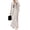 Khaki, variant on utcoco Womens Striped Long Sleeve Dress Casual Loose Shirt Dress